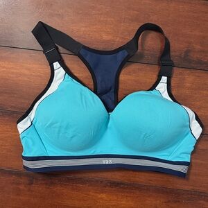 Victoria's Secret Blue and Black Sports Bra